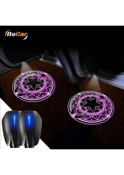 1 Adet Tarzı Yanan Aşk 2021 Şarj Edilebilir Araba Kablosuz Karşılama Işığı Kablosuz Kapı Açma Otomatik Indüksiyon Dekoratif Işık Kapı Projeksiyon Işığı (Yurt Dışından)