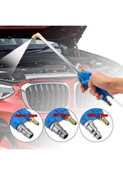 Ab Tipi Stili Motor Su Tabancası Pnömatik Temizleme Aracı Araba Su Temizleme Tabancası 40CM Yüksek Basınçlı Pnömatik Aracı Araba Motor Yağı Temizleyici Aracı (Yurt Dışından)