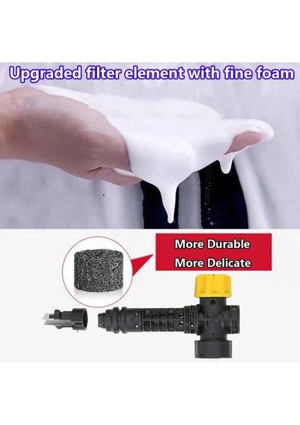 Bosch Stili Için Roue Kar Köpük Lance Basınçlı Yıkayıcı Köpük Jeneratörü Yıkama Püskürtme Tabancası Köpük Adaptörü Karcher Parkside Huter Bosch (Yurt Dışından)