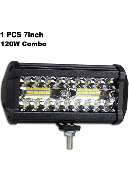 1 Adet 120W Sis Lambası Stili Nlpearl W 144W LED Sis Lambası Araba Suv Kamyon Için 4x4 Atv Spot Işığı Sel Işın LED Çalışma Işık Çubuğu Off Road Sürüş Sis Lambası (Yurt Dışından)