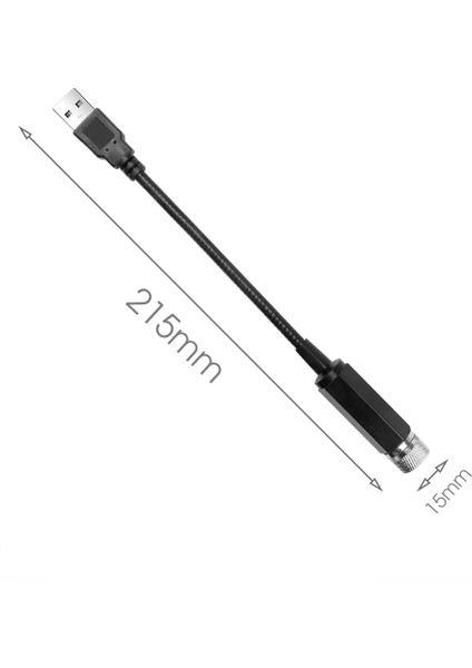 3 Lensli Bir Set Mini USB LED Araba Işık Ayarlanabilir Lens Lazer Projektör Iç Atmosfer Dekoratif Işıklar Kuş Yuvası, Zaman Tüneli T-Md (Yurt Dışından)