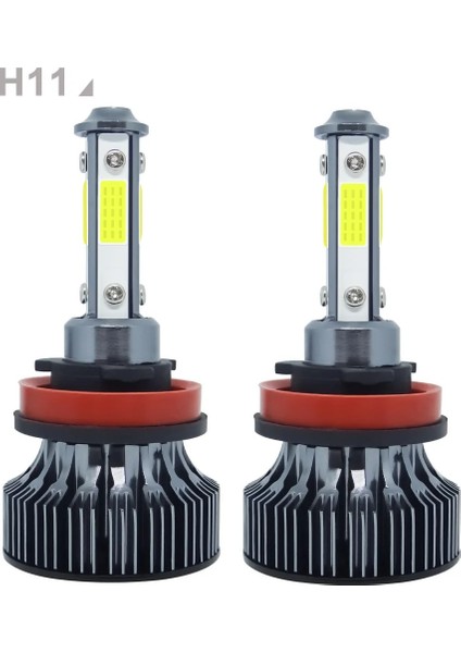 H1 Stili 4 Taraf 6000K 2 Adet H4 Hdes LED Araba Far Lümen H1 Ampuller H H8 H9 H11 Hk Sis Ampul Turbo Lambası (Yurt Dışından) fiyatları