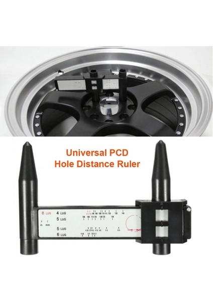Evrensel Pcd Ölçme Sürgülü Hatve Cetvel Jant Lastik Çapı Ölçme Aleti Pabucu Cıvatası Tekerlek Göbeği Deliği Mesafe Kılavuzu (Yurt Dışından) modelleri