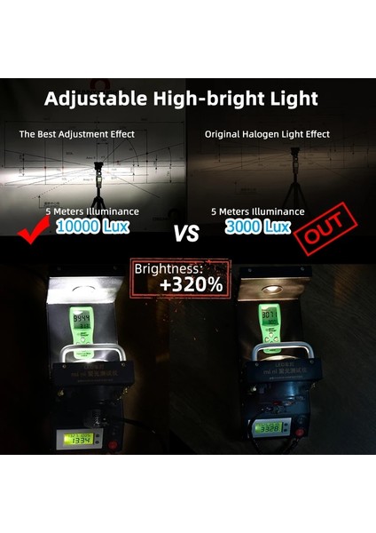 10000LM Tarzı 1 Adet H4 Araba H4 H7 LED Far Ampul Lm 55W 100W Halogeno P43T Hb2 Moto Bike Oto Motosiklet Aydınlatma Için Daha Parlak 6000K Beyaz Lamba (Yurt Dışından)