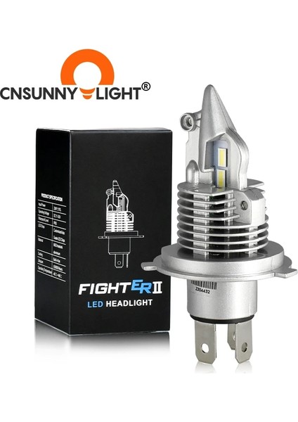 10000LM Tarzı 1 Adet H4 Araba H4 H7 LED Far Ampul Lm 55W 100W Halogeno P43T Hb2 Moto Bike Oto Motosiklet Aydınlatma Için Daha Parlak 6000K Beyaz Lamba (Yurt Dışından)