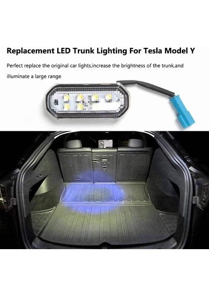 3000LM Tarzı Beyaz Tesla Model Y Için Yedek LED Gövde LED Boncuklar Ultra-Parlak Kolay Tak Aydınlatma Ampuller Kiti Araba Aksesuarları Yükseltme (Yurt Dışından)