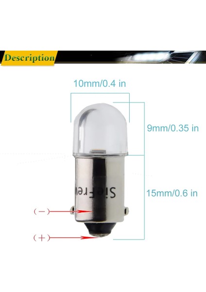 6V Dc Stili BAX9S H6W 2x BA9S T4W BAX9S H6W BAY9S H21W BAW9S HY21W Araba LED Işık Smd Oto Iç Kubbe Haritası Yan Ampul Lambası Sıcak Beyaz 6V 12V 24V (Yurt Dışından) modelleri