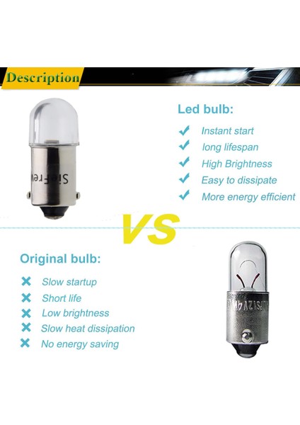 6V Dc Stili BAX9S H6W 2x BA9S T4W BAX9S H6W BAY9S H21W BAW9S HY21W Araba LED Işık Smd Oto Iç Kubbe Haritası Yan Ampul Lambası Sıcak Beyaz 6V 12V 24V (Yurt Dışından) fırsatları