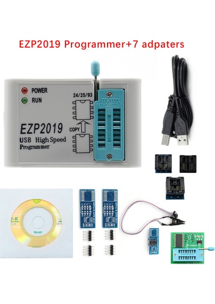 Ezp 7 Adapet Stili Ez Ezp Yüksek Hızlı USB Spı Programcı Eeprom Minipro Adaptörü (Yurt Dışından)