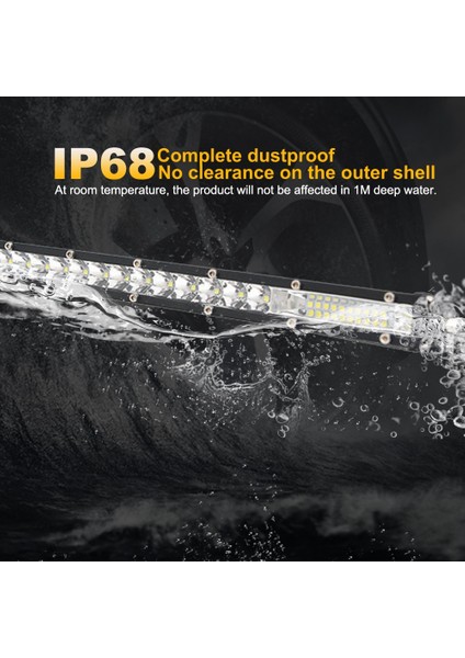 1 ADET-10LED-178MM Tarzı Nlpearl Ultra Sli Inç LED Işık Çubuğu Spot Off Road 4x4 LED Çalışma Işık Çubuğu Jeep Kamyon Atv Suv Araba LED Far 12V 24V (Yurt Dışından) modelleri