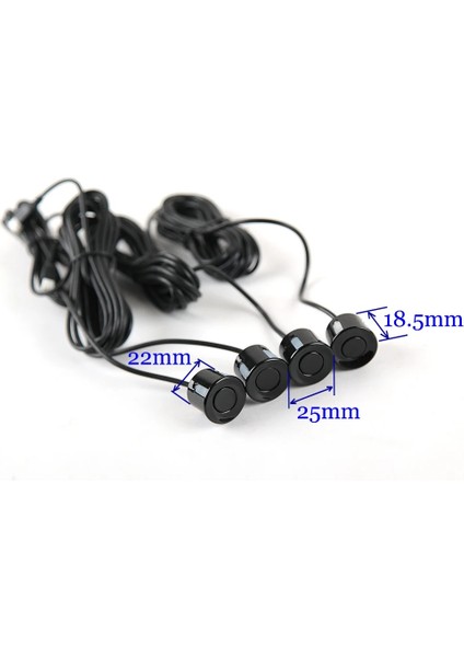 Altın Sinovcle Otopark Sensörü Buzzer ile Parktroensors Ters Yedekleme Radar Buzzer Sistemi 8 Renk 12V (Yurt Dışından)