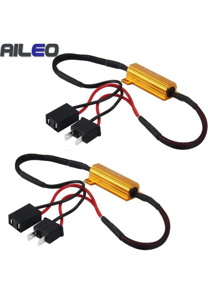 H10 Stili 1 Parça 50W H1 H3 H7 H Hb3 Hbar Yük Direnci Hata Engelleyici LED Dekoder Canbus Serbest Kablolama Engelleyici Dekoder Işık (Yurt Dışından) indirimleri