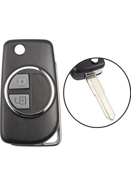 SZ11R Bıçak Modifiye Suzuki Swift Grand Vitara Alto Sx4 Flip Anahtar Kabuk Uzaktan Kasa Değiştirme Kesilmemiş HU133RSZ11R Bıçak Oto Aksesuarları (Yurt Dışından)