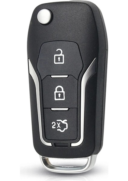 Gri Stil Keyyou 3 Düğme Modifiye Çevirme Katlanır Uzaktan Araba Anahtarı Kabuk Kılıf Ford Focu Mondeo Fiesta C Max S Max Galaxy Mondeo Anahtar (Yurt Dışından) modelleri
