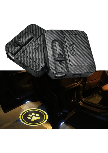 2 Adet Tarzı 2d Tek Renk D 3D LED Araba Kapısı Karşılama Lazer Projektör Logosu Hayalet Gölge Işıkları USB Şarjı Dinamik Projeksiyon Karşılama Işığı Araba Dekoratif Lambası (Yurt Dışından)