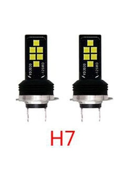 H7 W 6000K LED Araba Ampul Araba H7 H4 Combo LED Far Kiti Ampuller Yüksek Kısa Huzme Lm Araba Far Ampul Dc 12V Araba Işığı (Yurt Dışından)