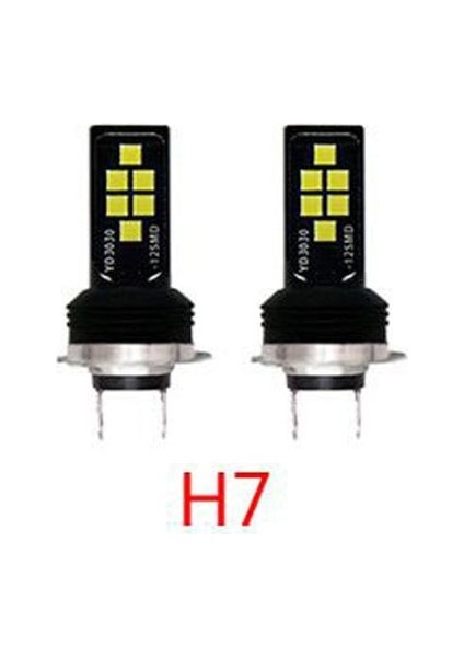 H7 W 6000K LED Araba Ampul Araba H7 H4 Combo LED Far Kiti Ampuller Yüksek Kısa Huzme Lm Araba Far Ampul Dc 12V Araba Işığı (Yurt Dışından)