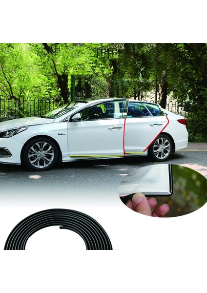 Gri Tarzı 5m Evrensel Araba Kapı Kenarı Kauçuk Çizik Koruyucu Kalıplama Şeridi Koruma Şeritleri Sızdırmazlık Anti-Ovma Dıy Araba-Styling (Yurt Dışından) fırsatları
