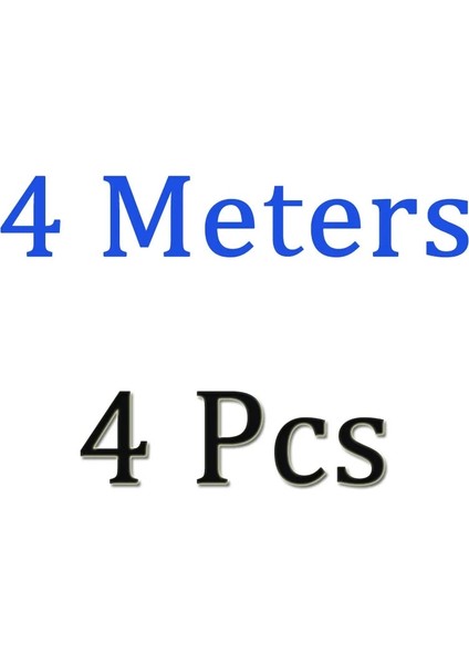 4 Metre 4 Adet 1m M 4 M Bornoz Uzatma Kablosu, Bağlanmak ve Su Geçirmezlik Için Kullanışlı ve Güvenilirdir. (Yurt Dışından)