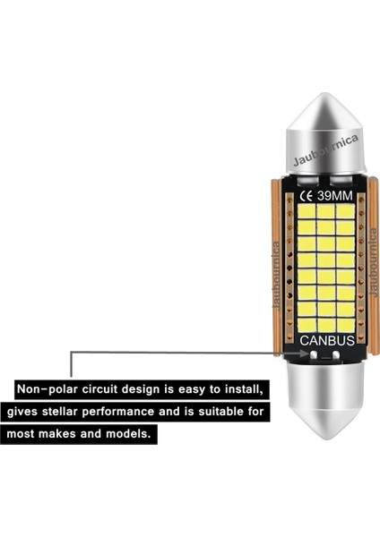 41MM Beyaz Yeni Festoon LED Ampul C5W C10W Süper Parlak Araba Kubbe Işık Canbus Hata Yok Oto Iç Okuma Lambaları Beyaz (Yurt Dışından) indirimleri