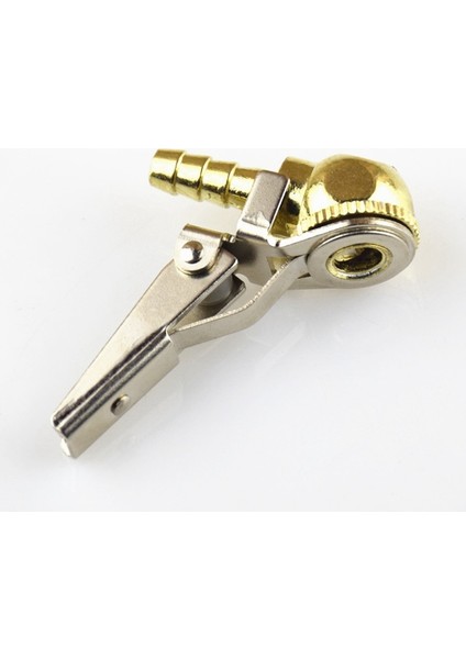 Altın Tarzı Npt Lastik Hava Chuck Şişirme Göstergesi Pirinç Top Oto Araba Lastik Şişirme Araba Lastik Tamir Araçları Için Klipsli TCC01 (Yurt Dışından)