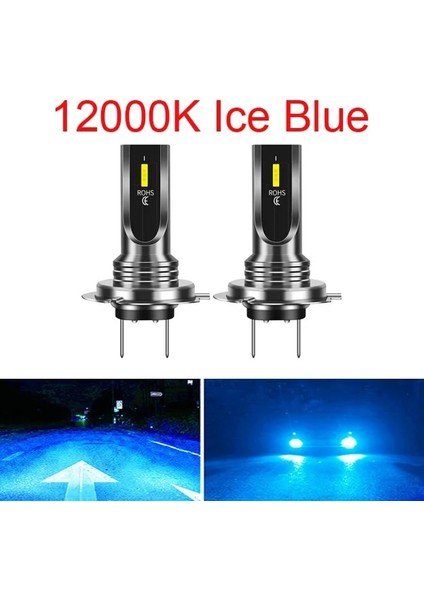 H8 Stili 1860 12000K Mavi 2 Adet Yeni 80W Lm Mini H4 H7 H1 LED Araba Far H8 H9 H Araba Styling Oto Far Sis Ampulleri 12V 24V (Yurt Dışından)