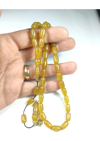 Iskeçeli Cemil Usta Işi Imzalı Sıkma Kehribar Sertifikalı No 3848 fırsatları