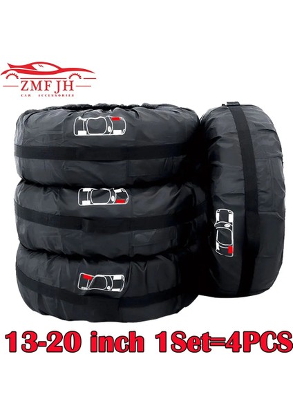13-16 Inç Kırmızı Stil Yeni Ar Yedek Lastik Kılıfı Inç Polyester Lastikler Saklama Çantası Taşıyıcı Oto Lastik Tekerlek Koruyucu Toz Geçirmez Su Geçirmez (Yurt Dışından) fiyatları