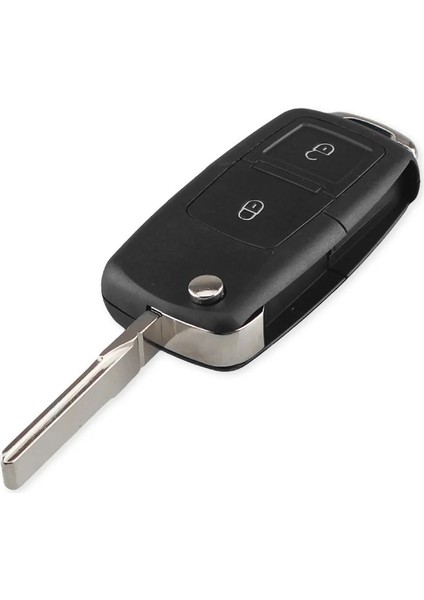 2 Düğme Stili Keyyou 2 Düğmeler Araba Anahtarı Sustalı Anahtar Flip Anahtar Kabuk Vw Polo Passat B5 Tiguan Golf Volkswagen Mk4 Seat Skoda (Yurt Dışından) modelleri