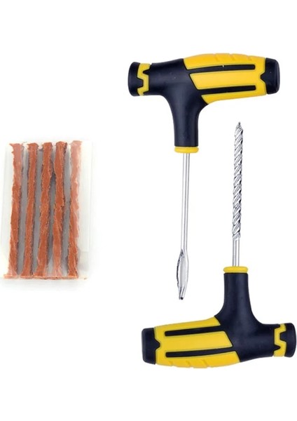 1 Takım Stili Lastik Şeritler ile Araba Lastik Tamir Aletleri Kiti Tubeless Lastik Delinme Saplama Fişi Kamyon Motosiklet Için Set (Yurt Dışından) fiyatları