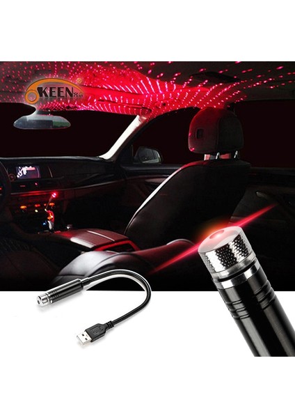 Mavi Android Mini LED Araba Çatı Yıldız Gece Işıkları Projektör Işığı Iç Ortam Atmosferi Galaxy Lamba Dekorasyon Işığı USB Fişi (Yurt Dışından) fırsatları