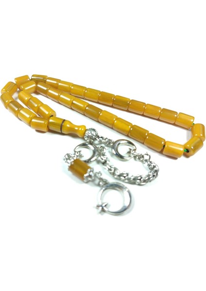 Alman Gümüş Püskül Kombinli Sıkma Kehribar Sertifikalı No 3831 modelleri