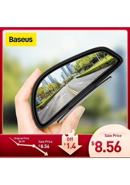 Siyah Stil Baseuar Dikiz Aynası Su Geçirmez 360 Derece Geniş Öfke Park Asistanı Otomatik Dikiz Güvenlik Kör Nokta Aynaları (Yurt Dışından) fiyatları
