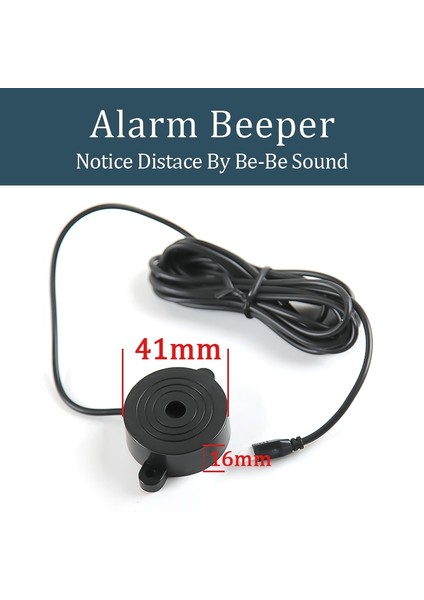 Mavi Hippcron Araba Park Sensörü Kiti Buzzer 4 Sensörler Ters Yedekleme Radar Sesli Uyarı Göstergesi Prob Sistemi 12V 8 Renk (Yurt Dışından)