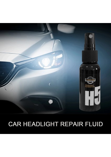 No.2 Tarzı 50ML Araba Far Onarım Yenileme Sıvı Otomatik Far Restorasyon Ajan Kiti Çizikler Lamba Yenileme Ajan Parlatma (Yurt Dışından)