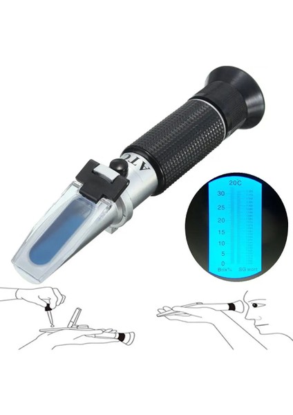 Otomobil Antifriz Refraktometre Kolay Kullanışlı Kurulum Alet Gerektirmez Donma Noktası Üre Pil Sıvı Test Cihazı (Yurt Dışından) fiyatları