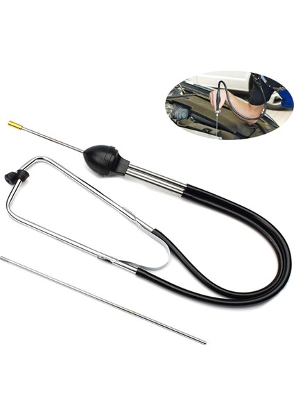 Araba Stetoskop Oto Mekaniği Motor Silindir Stetoskop Işitme Aracı Araba Motoru Test Cihazı Teşhis Aracı (Yurt Dışından)