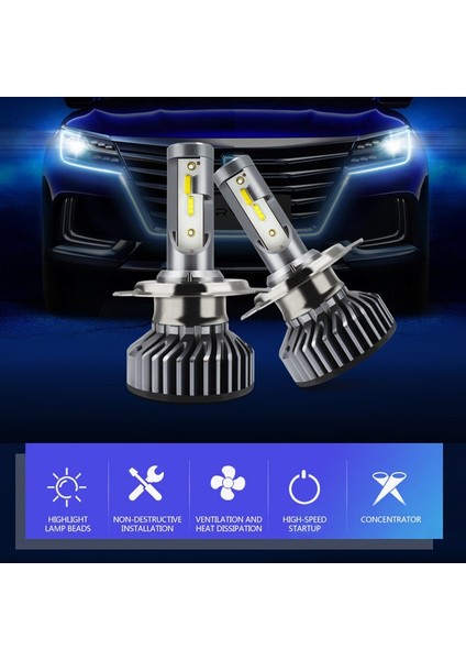 H8 Stili 3000K6000K Çift Renk LED Süper Lampada H7 Ampul Hk 3000K 6500K Araba Far H11 H8 H9 Mini Açık Sarı Beyaz Çift Iki Renkli (Yurt Dışından) indirimleri