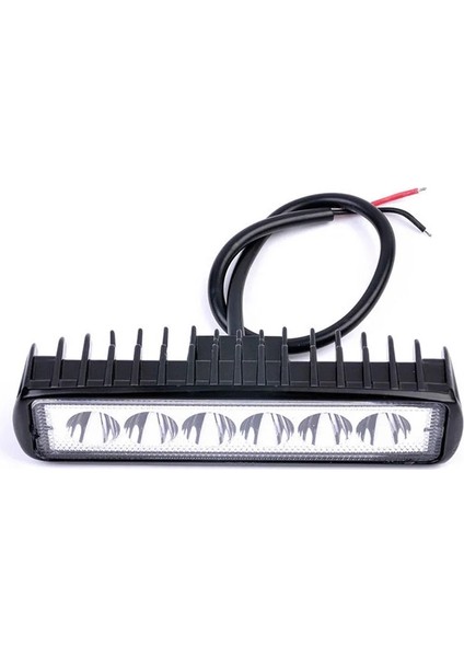 Yeni 18W Süper Parlak Araba Işıkları Çalışma Çubuğu 800LM Sürüş Sis Spot Araba Offroad Suv Için LED Işıkları Araba Tekne Lambası Evrensel Araba Işığı (Yurt Dışından)