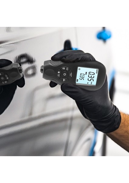 Beyaz Stil Araba Boyası Dijital Kaplama Kalınlık Ölçer H Um Yüksek Hassasiyetli Arkadan Aydınlatmalı LCD Ekran Filmi Otomatik Kalınlık Ölçer Test Cihazı (Yurt Dışından) modelleri