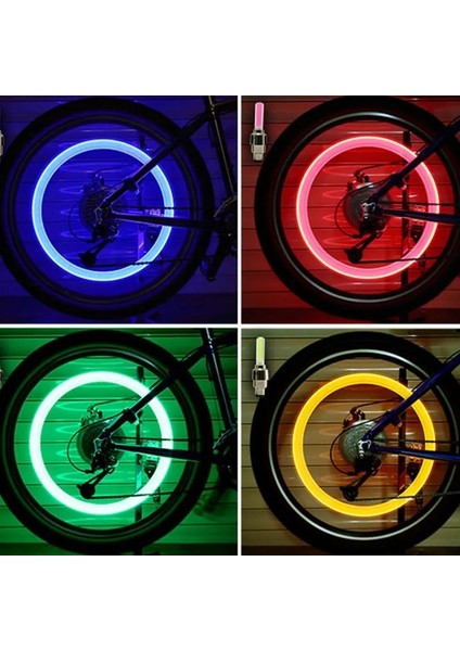 Sarı Stil 2 Adet Neon Işıklar Renkli Lastik Tekerlek Vana Kapağı Işık LED Lamba Flaş Araba Lastiği Jant Vana Kapakları Hava Kapağı Tekerlek Kök Moto Aksesuarları (Yurt Dışından) modelleri