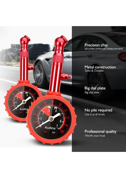 Lastik Basıncı Göstergesi Psı Ağır Hizmet Tipi Doğru Hava Basıncı Lastik Göstergesi Ölçer Test Cihazı Araba Suv Kamyon Bisiklet Için Teşhis Aracı (Yurt Dışından) fiyatları