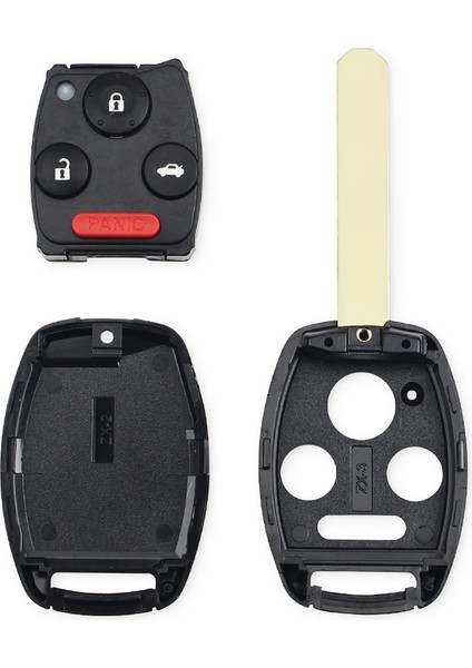 Model 3 Stili Keyyou Yedek Uzaktan Araba Anahtarı Kabuk Honda Accord Civic Crv Pilot Insight Düğmeleri Fob Oto Anahtar Kutu Kapağı (Yurt Dışından)
