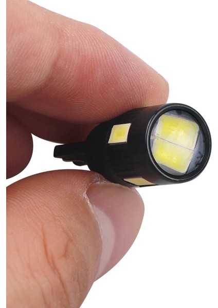 T10 10SMD Ar T10 LED 194 W5W Md LED Canbus Ampul Hata Yok Işık Park Mesafesi Yan Sinyal Lambası Beyaz 12V (Yurt Dışından) indirimleri