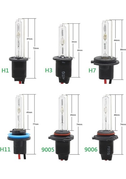 55W 12000K Stili Sadece 2 Ampul H1 H3 H7 H Hıd Xenon Ampul 35W 55W Ince Elektronik Balast Araba Far Kiti 3000K 4300K ​​6000K 8000K K (Yurt Dışından) indirimleri