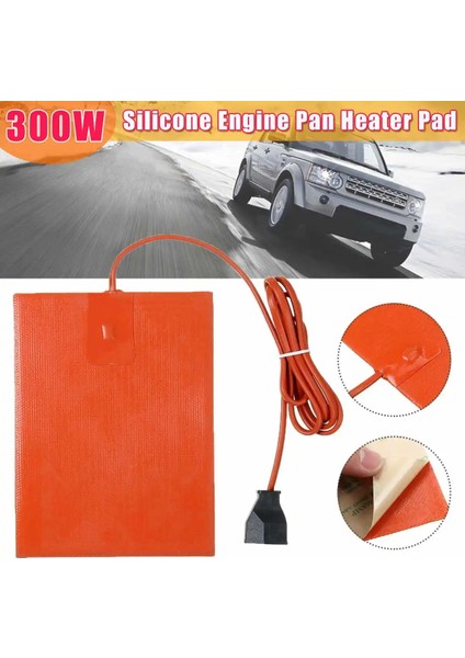Ab 220V Tarzı cm Araba Motor Yağı Karteri Karter Tankı Isıtıcı Ped 300W Silikon Isıtma Pedi Motor Yağı Tankı Useu Fişi ile Su Geçirmez (Yurt Dışından)