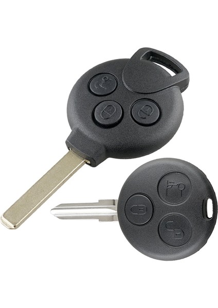 Stil 1 Stil 3 Düğmeler Araba Anahtarı Kabuk Fob Kesilmemiş Boş Bıçak Uzaktan Anahtar Kılıfı Mercedes-Benz Smart Fortwo Için Fit (Yurt Dışından) fiyatları