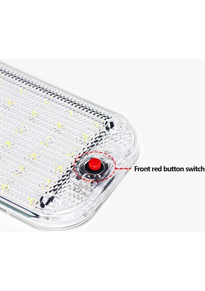 48 LED Panel Işık Araba Iç Okuma Lambası Van Kamyon Rv Tekne Camper Işıkları Şerit Için Yüksek Parlaklık Kabin Işıkları (Yurt Dışından)