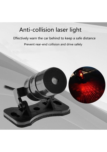 Bir Yazı Tipi Araba Oto LED Lazer Sis Lambası Araç Çarpışma Önleyici Arka Lambası Fren Uyarı Lambası Otopark Fren Lambası Kuyruk Uyarı Ampulü (Yurt Dışından) modelleri