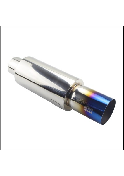 Gümüş 57MM Tarzı Araba Egzoz Borusu Susturucuları Kuyruk Evrensel Yüksek Li Paslanmaz Çelik Egzoz Sistemleri Yarış Susturucuları O 3 "mavi Gümüş (Yurt Dışından) modelleri